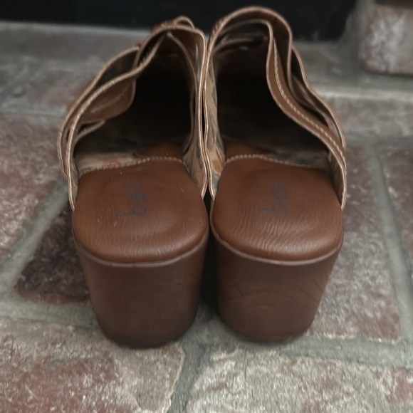 Born Of Concept Mules 9 Boho Platform Block Heel Comfort Clogs - Picture 3 of 5